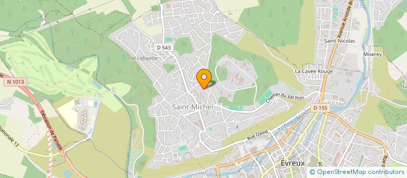 localisation de l'entreprise SYNDICAT DES COPROPRIETAIRES SCIHA 1  EVREUX