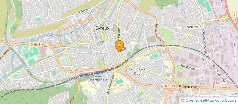 localisation de l'entreprise SYNDICAT DES COPROPRIETAIRES SCILAT  EVREUX