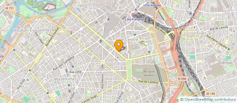 localisation de l'entreprise SYNDICAT DES COPROPRIETAIRES WATTEAU à LILLE
