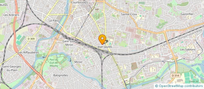 localisation de l'entreprise SYNDICAT DES COPROPRIETES RES MARGAUX  LE MANS