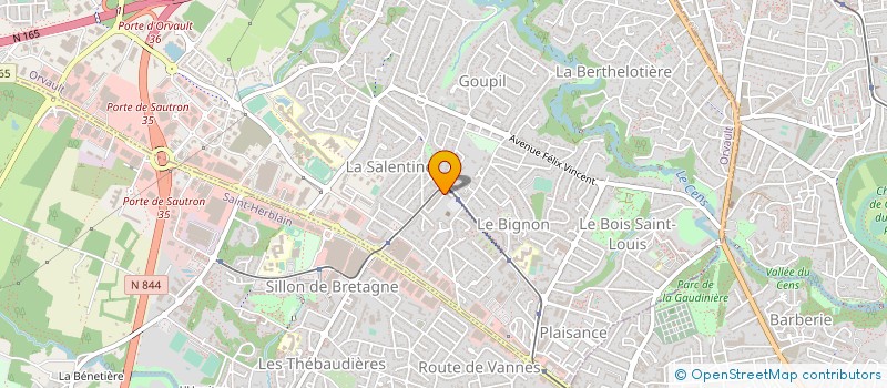 localisation de l'entreprise SYNDICAT DES COPROPRIETIRES à ORVAULT