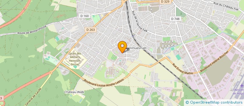 localisation de l'entreprise SYNDICAT DES COPROPRITAIRES LES AMARYLLIS  HAGUENAU