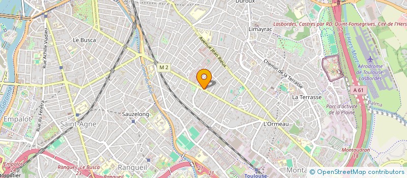 localisation de l'entreprise SYNDICAT DES COPROPRITAIRES   RESID  TOULOUSE
