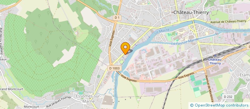 localisation de l'entreprise SYNDICAT DES COPRPRIETAIRES LE HALAGE 3 à CHATEAU-THIERRY