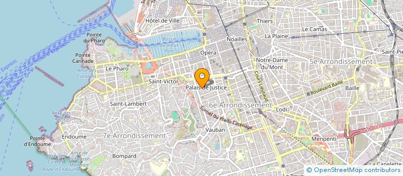 localisation de l'entreprise SYNDICAT DES CORPOPRIETAIRES 30 RUE EDOUARD DELANGLADE  MARSEILLE