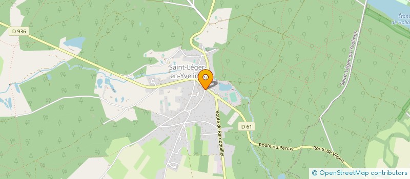 localisation de l'entreprise SYNDICAT DES CPPROPRIETAIRES DE LA RUE DE LA HARPE  SAINT-LEGER-EN-YVELINES