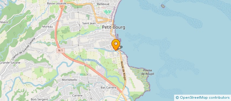 localisation de l'entreprise SYNDICAT DES DIFFUSEURS DES PRODUCTEURS ET DES SALLES DE SPECTACLE DE GUADELOUPE  PETIT-BOURG