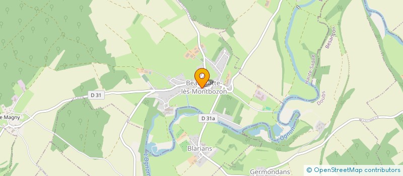 localisation de l'entreprise SYNDICAT DES EAUX DE LA FONTAINE à BEAUMOTTE-AUBERTANS
