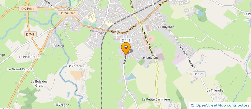 localisation de l'entreprise SYNDICAT DES EAUX DE LA GATINE à POMPAIRE