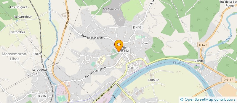 localisation de l'entreprise SYNDICAT DES EAUX DE LA LEMANCE à FUMEL