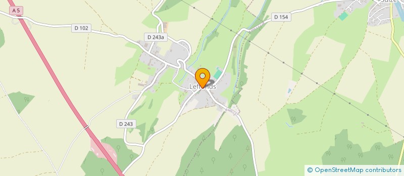 localisation de l'entreprise SYNDICAT DES EAUX DE LEFFONDS, RICHEBOURG, SEMOUTIERS à RICHEBOURG