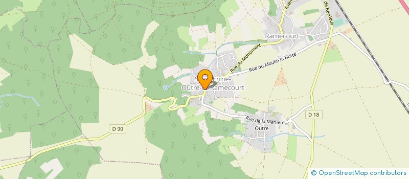 localisation de l'entreprise SYNDICAT DES EAUX DE SAINT ERME à SAINT-ERME-OUTRE-ET-RAMECOURT