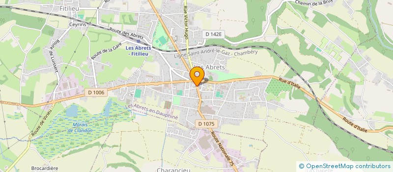 localisation de l'entreprise SYNDICAT DES EAUX DES ABRETS à LES ABRETS-EN-DAUPHINE
