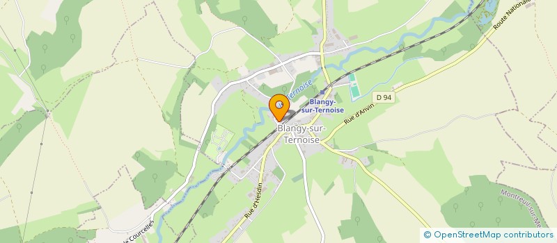 localisation de l'entreprise SYNDICAT DES EAUX DES TROIS CANTONS à BLANGY-SUR-TERNOISE