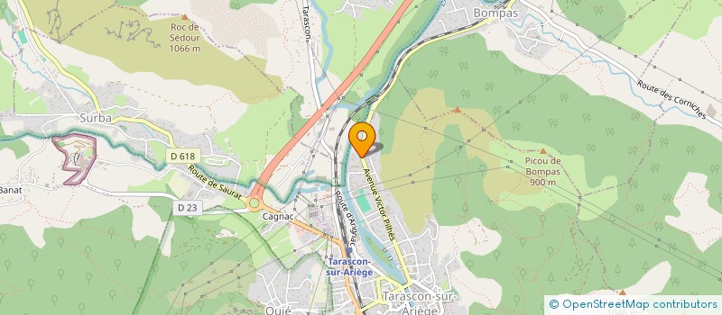 localisation de l'entreprise SYNDICAT DES EAUX DU SABARTHES à TARASCON-SUR-ARIEGE