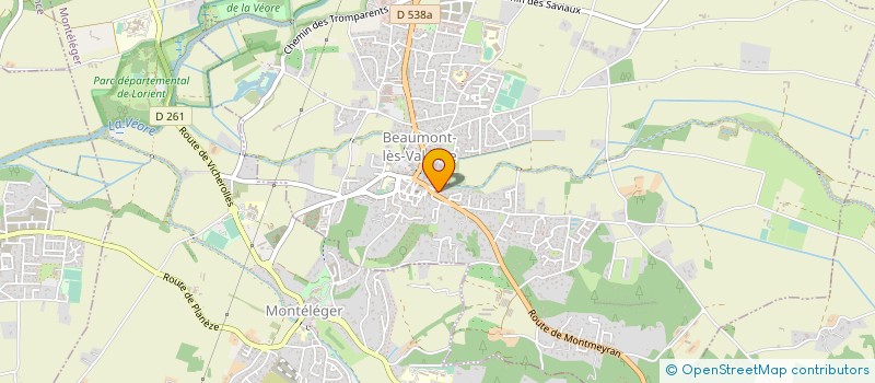 localisation de l'entreprise SYNDICAT DES EAUX DU SUD VALENTINOIS à BEAUMONT-LES-VALENCE