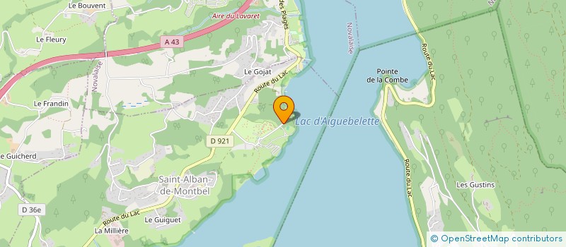 localisation de l'entreprise SYNDICAT DES EAUX DU THIERS à SAINT-ALBAN-DE-MONTBEL