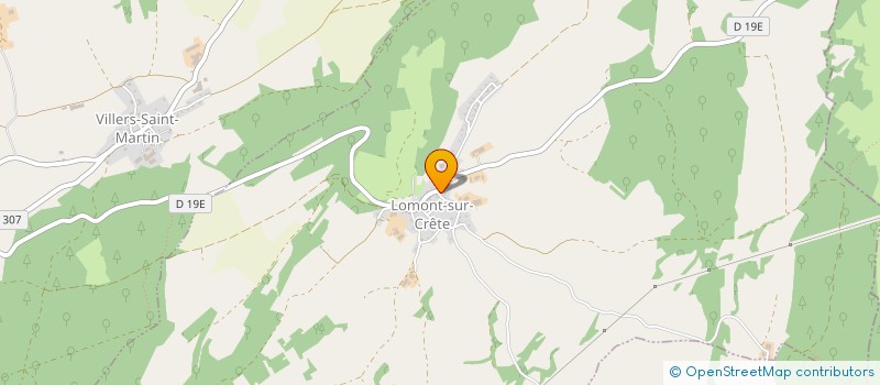 localisation de l'entreprise SYNDICAT DES EAUX DU VAL DE CUSANCE à LOMONT-SUR-CRETE