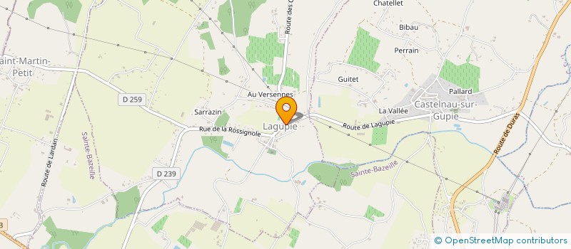 localisation de l'entreprise SYNDICAT DES EAUX GARONNE GASCOGNE à MEILHAN-SUR-GARONNE