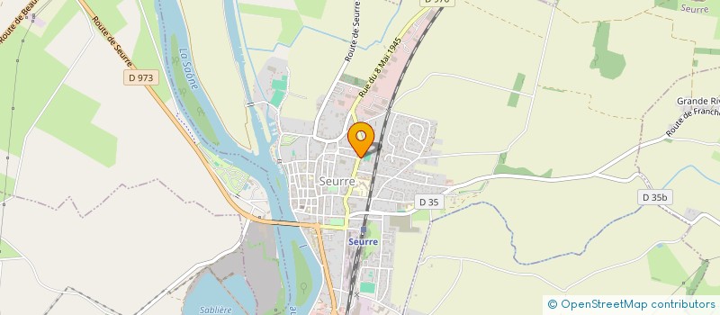 localisation de l'entreprise SYNDICAT DES EAUX SEURRE VAL DE SAONE à SEURRE