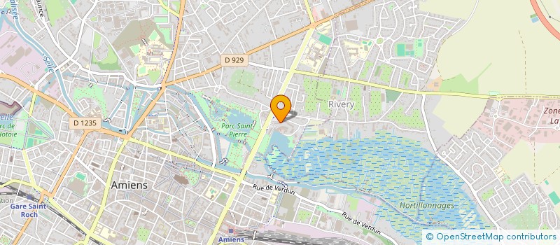 localisation de l'entreprise SYNDICAT DES ECCLESIASTIQUES  AMIENS