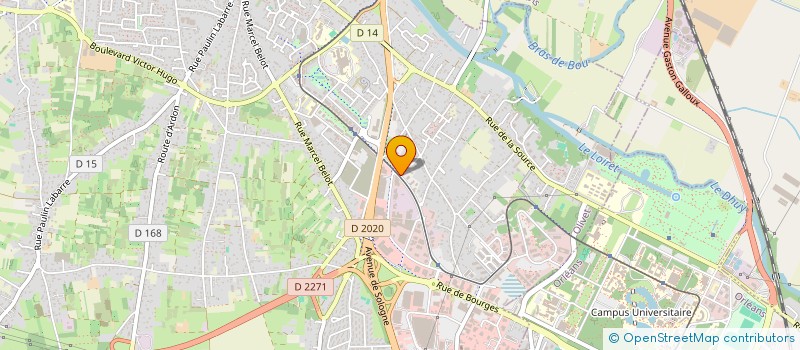 localisation de l'entreprise SYNDICAT DES EDUCATEURS ENGAGES à OLIVET