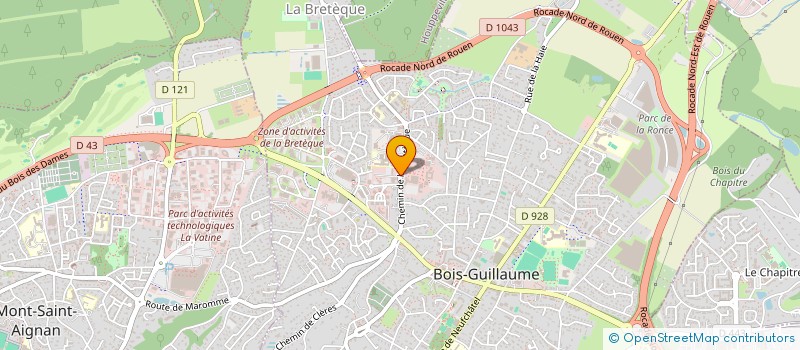 localisation de l'entreprise SYNDICAT DES ELEVEURS BOVINS DE RACE SALERS DE NORMANDIE à BOIS-GUILLAUME