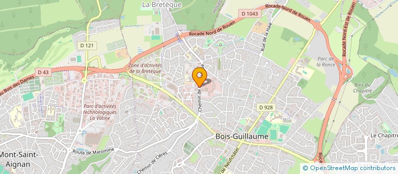 localisation de l'entreprise SYNDICAT DES ELEVEURS CHAROLAIS DE SEINE-MARITIME à BOIS-GUILLAUME