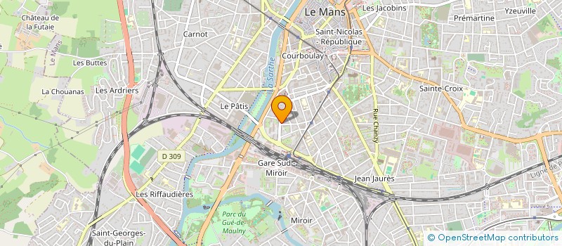 localisation de l'entreprise SYNDICAT DES ELEVEURS DE BOVINS LIMOUSINS DE LA SARTHE  LE MANS