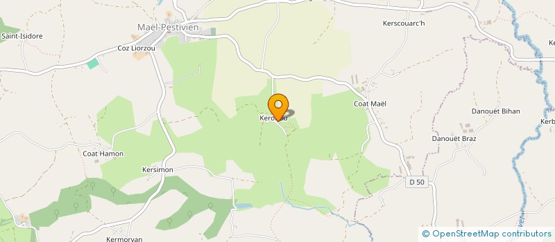 localisation de l'entreprise SYNDICAT DES ELEVEURS DE PORCS DE LA RACE BLANC DE L'OUEST  PACE