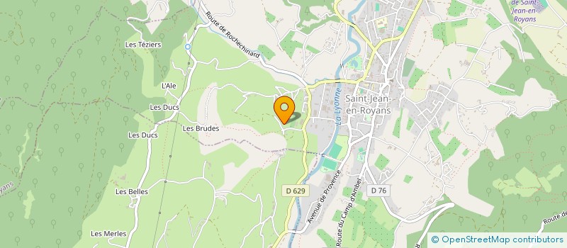 localisation de l'entreprise SYNDICAT DES ELEVEURS OVINS DU ROYANS  SAINT-JEAN-EN-ROYANS