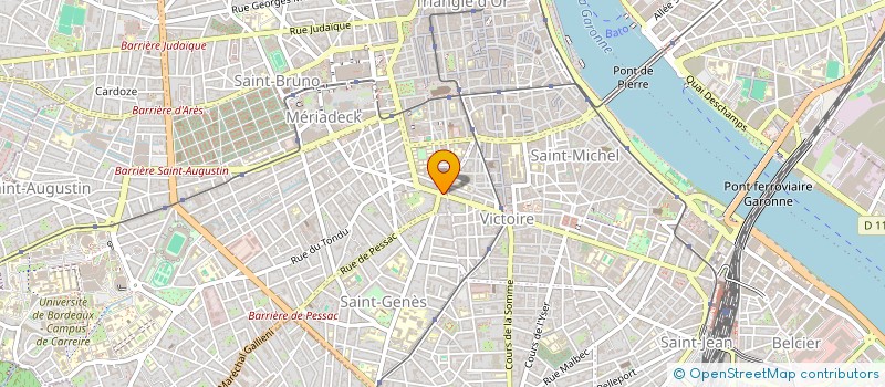 localisation de l'entreprise SYNDICAT DES EMPLOYES CADRES DE GIRONDE à BORDEAUX
