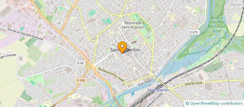 localisation de l'entreprise SYNDICAT DES ENSEIGNANTS SE-UNSA 02  SAINT-QUENTIN