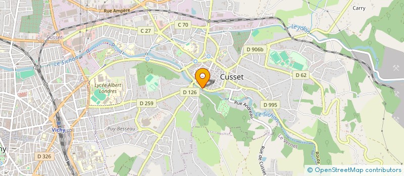 localisation de l'entreprise SYNDICAT DES ENSEIGNANTS UNSA à CUSSET