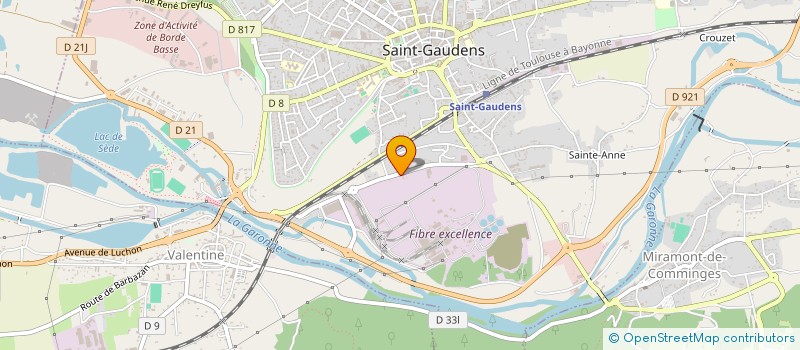 localisation de l'entreprise SYNDICAT DES EXPLOITANTS FORESTIERS ET SCIEURS DES PYRENEES à SAINT-GAUDENS