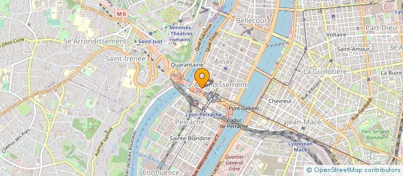 localisation de l'entreprise SYNDICAT DES FERS ET METAUX  LYON