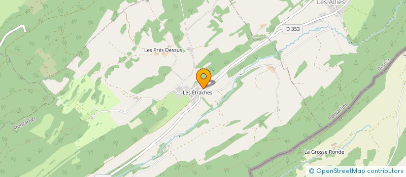 localisation de l'entreprise SYNDICAT DES FONTAINES à GRANGES-NARBOZ