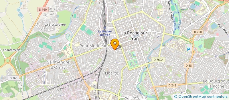 localisation de l'entreprise SYNDICAT DES FORESTIERS PRIVES DE VENDEE à LA ROCHE-SUR-YON