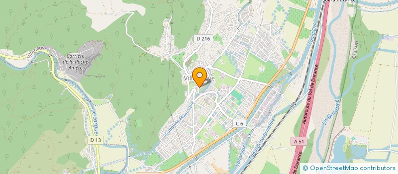 localisation de l'entreprise SYNDICAT DES FOSSES ARROSAGES  VILLENEUVE