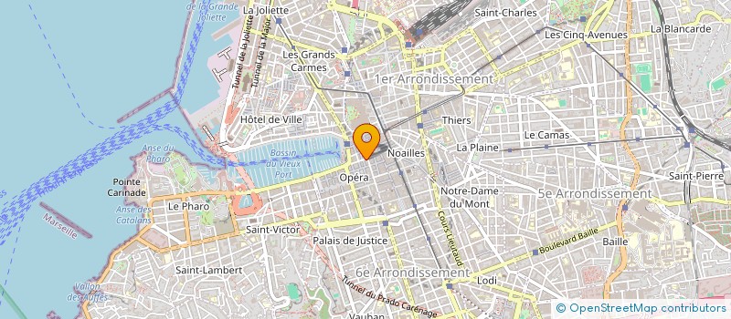 localisation de l'entreprise SYNDICAT DES GRAPHOLOGUES DIPLOMES STE F à MARSEILLE