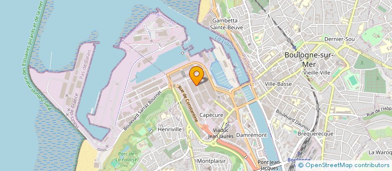 localisation de l'entreprise SYNDICAT DES IMPORTATEURS  BOULOGNE-SUR-MER