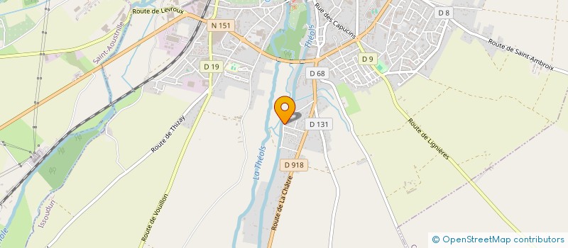 localisation de l'entreprise SYNDICAT DES INFIRMIERS LIBERAUX FNI DE L'INDRE à ISSOUDUN