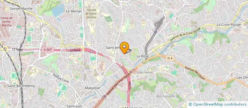 localisation de l'entreprise SYNDICAT DES LOCATAIRES UNIONS TAXIS MARSEILLE  MARSEILLE