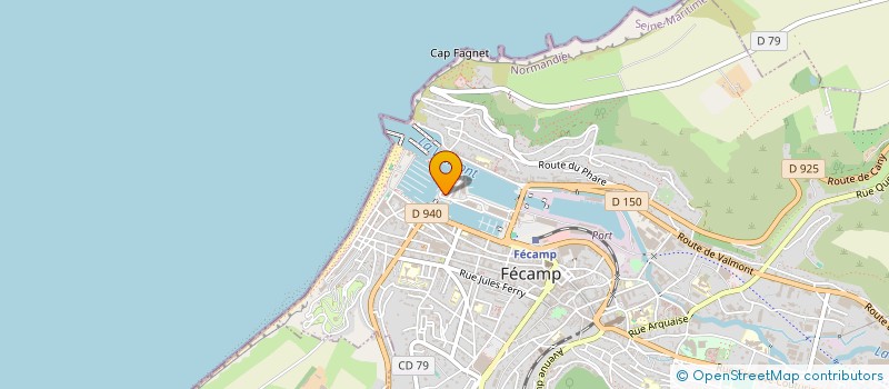 localisation de l'entreprise SYNDICAT DES MARINS A LA PECHE  FECAMP