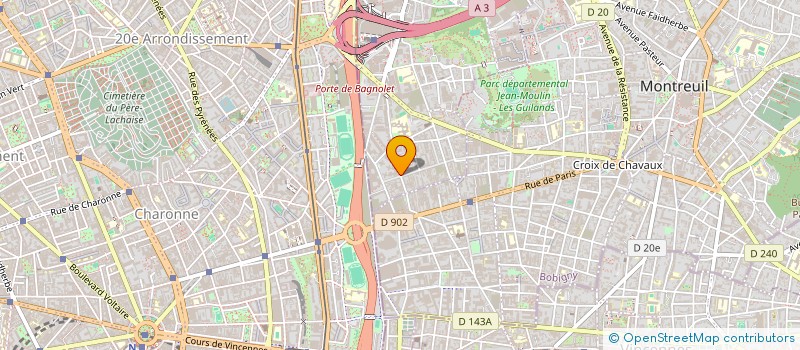 localisation de l'entreprise SYNDICAT DES MEDECINES ALTERNATIVES ET PARALLELES - UNSA à BAGNOLET