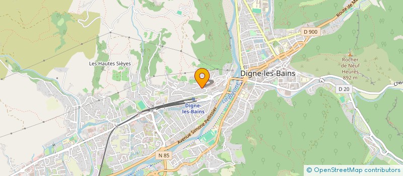 localisation de l'entreprise SYNDICAT DES MEDECINS à DIGNE-LES-BAINS