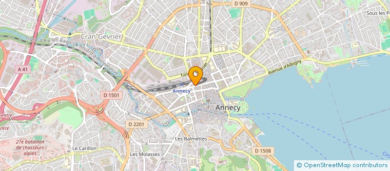 localisation de l'entreprise SYNDICAT DES MEDECINS FMF  ANNECY