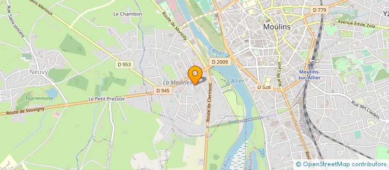 localisation de l'entreprise SYNDICAT DES MEMBRES CLERGE DE L ALLIER à MOULINS