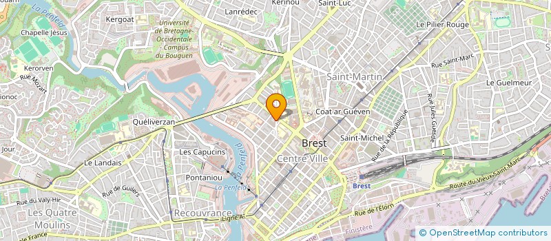 localisation de l'entreprise SYNDICAT DES METAUX CGT à BREST