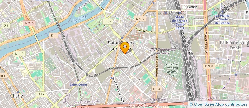 localisation de l'entreprise SYNDICAT DES METAUX ST OUEN à SAINT-OUEN-SUR-SEINE